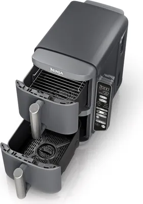 Obrázok produktu pre Ninja SL451EU, Teplovzdušná fritéza, 9,5 L, 40 °C, 240 °C, Dvojitý, Čierna