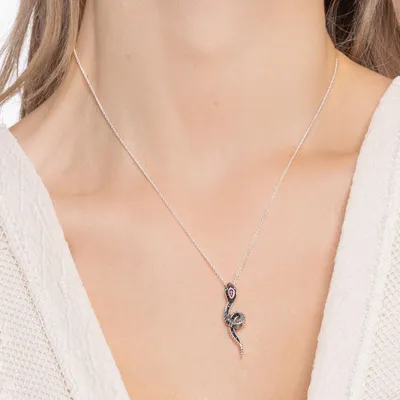 Image de Thomas Sabo - KE1992-342-7-L45V - Collier - Serpent - Argent 925 - 40-45 cm