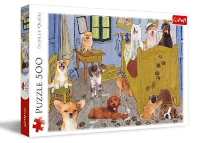 Productafbeelding van TREFL PUZZEL 500: "De kamer van Gogh?" / "Hondenrevolutie" - 37539