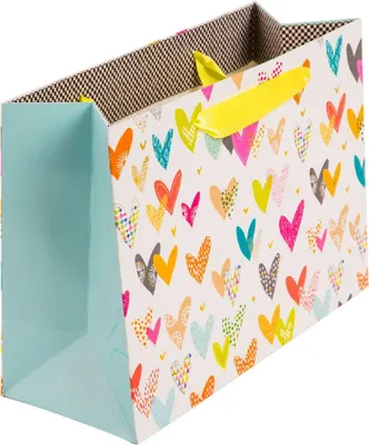 Immagine prodotto di Goldbuch, album per regali, "Tanti Cuori", con decorazione argentata, dimensioni 18 x 10 cm