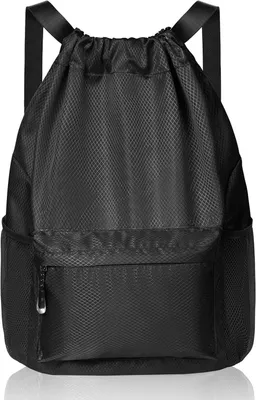 Produktbild von Sporttas mit Kordelzug, wasserfest, 20 Liter, für Strand und Fitness