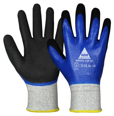 Produktbild von Hase Montagehandschuhe Medio Cut Level 5+ Größe 10, Dyneema 10 Stk