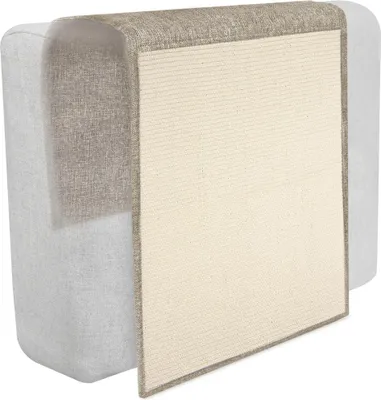 Produktbild von Navaris Katzen Kratzmatte Kratzschutz Sofa - Sisal Kratzteppich 130 x 45 cm für Katze - Couch Katzenkratzmatte - auch für Hunde geeignet