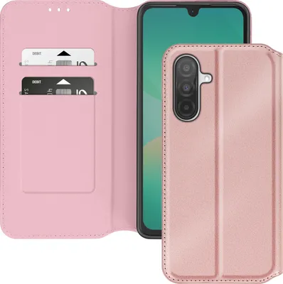 Immagine prodotto di Avizar, custodia flip per Samsung Galaxy A26 con portacarte e supporto video, rosa