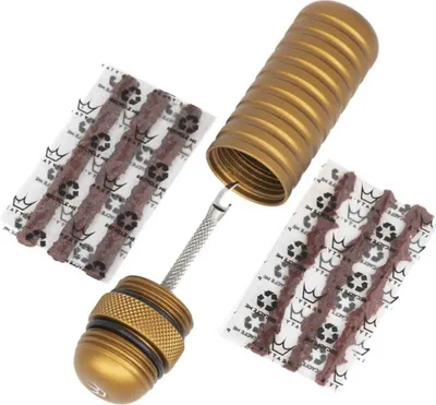 Zdjęcie produktu dla Peaty's Holeshot Tubeless Puncture Plugger Kit Bourbon Naprawa dętki rowerowej