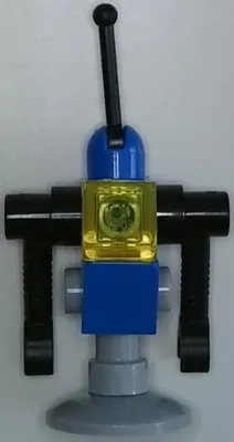 Productafbeelding van LEGO Minifiguur, Classic Space Droid - Lichtblauw en blauw, met (sp136)
