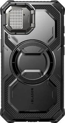 Produktbild von I-Blason, Vollschutz-Hülle für iPhone 16e Stoßfest MagSafe-kompatibel, Schwarz