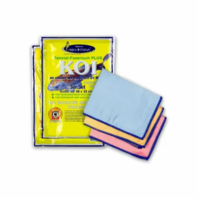 Produktbild von Aqua-Clean KOI Tücher 3 x 3er Set 33 x 45 cm