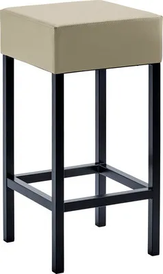 Produktbild von Barstuhl Mayer Sitzmöbel 1113 34 x 34 x 65 cm Stahl schwarz/taupe