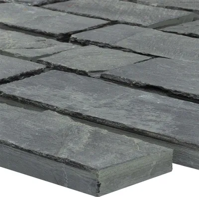 Produktbild von Schiefer Naturstein Mosaik Fliesen Timberbrook Anthrazit