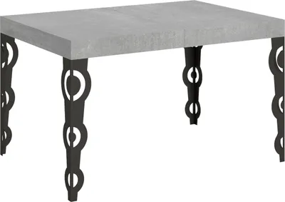 Obrázek produktu pro Rozkládací stůl Karamay 120/380x90 cm betonové antracitové nohy