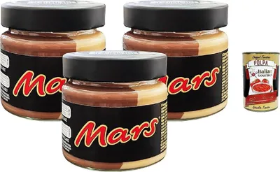 Produktbild von Mars crema spalmabile 200gr, Streichcreme aus Milchschokolade und Karamell 3x 200gr, Italian Gourmet polpa 400gr