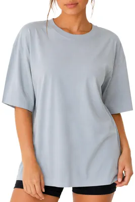 Produktbild von Reichstadt Damen Oversized Oversized T-Shirt 25RSW070 Light Blue L