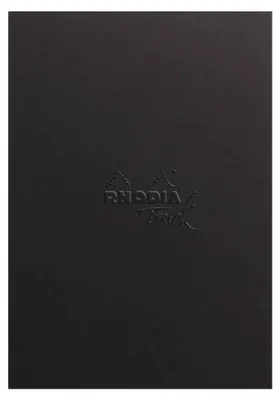 Produktbild von Rhodia Touch Block A5 20 Bl Paint'ON-Papier extraweiß 250g Schwarz 116187C