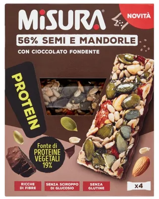 Zdjęcie produktu dla Misura Batony proteinowe 56% migdały 120g