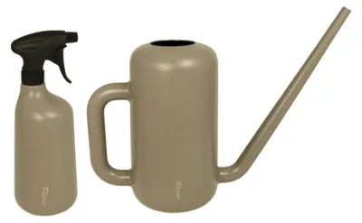 Produktbild von MePla - Set - Gießkanne Pilea 3.8L + Sprüher - taupe