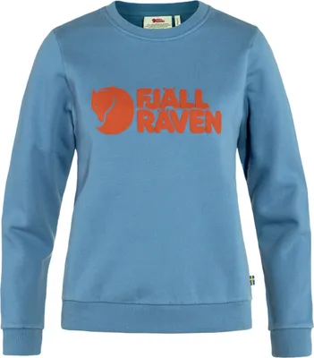 Produktbild von FJÄLLRÄVEN Fjällraven Logo Sweater W -243 Dawn Blue-Terracotta Brown S