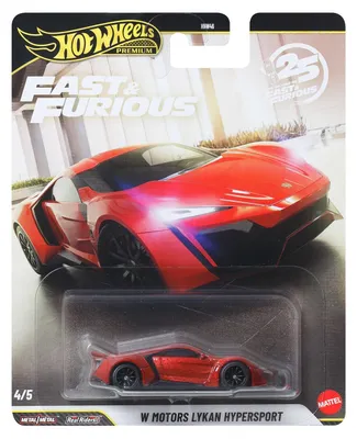 Image de Hot Wheels Fast & Furious JHW70, Voiture, 3 ans, Métal, Plastique, Multicolore