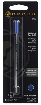 Produktbild von Cross 8511BBLEU/BLAU, Blau, Medium, Blau, Chrom, CE, 1 Stück(e), Sichtverpackung