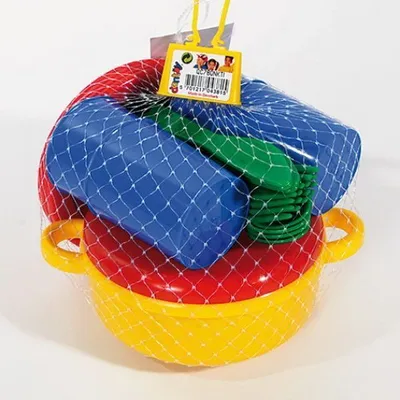 Produktbild von Dantoy 22 tlg. Kinder Spielzeug Ess-Service im Netz Essservice 4381