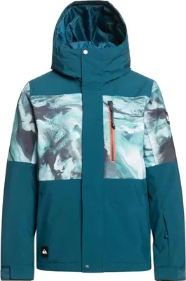 Zdjęcie produktu dla Kurtka chłopięca Quiksilver Mission zimowa narciarska turkusowa 128
