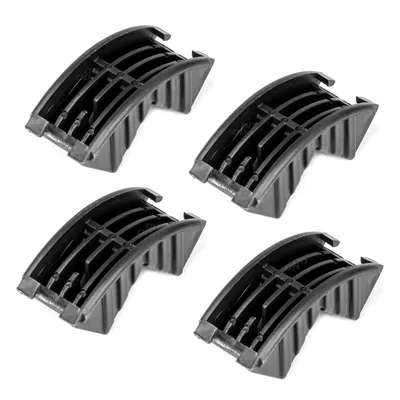 Image de Equerre de protection pour sangles de serrage 25mm, 4 pièces, noir, AMIO-03573