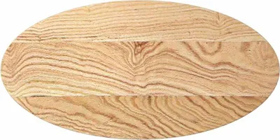 Image de vidaXL Plateau de table 80x40x2 cm Chêne massif Ovale