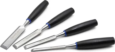 Immagine prodotto di Set scalpelli per legno, 4 pezzi da falegname, scalpello per legno, utensili per legno, utensili per la lavorazione del legno 6-24 mm