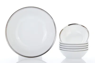 Obrázek produktu pro Sabina, kompotová souprava, platinový proužek, Leander, 7 d.