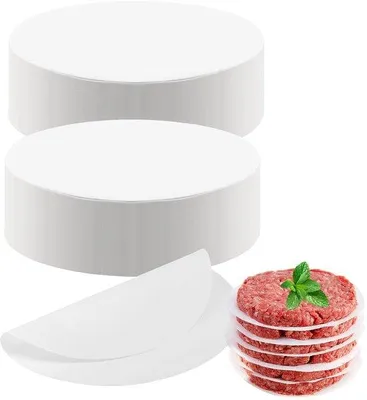 Productafbeelding van Rond hamburgerpapier - antistatisch - 1500 vel - 11 cm