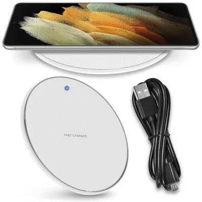 Produktbild von QI Kabelloses Schnell Ladegerät für Samsung Galaxy S21 Serie 15W Wireless Laden