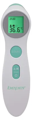 Productafbeelding van BEPER P303Med001 Infrarood-koortsthermometer, contactloos, meet lichaamstemperatuur/vloeistoffen