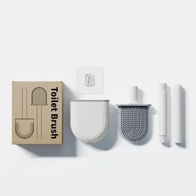 Immagine prodotto di Scopino in silicone per bagno, a parete, bianco