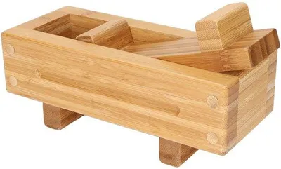 Obrázek produktu pro Forma na sushi z bambusu – obdélníková – ekologická – vhodná pro začátečníky