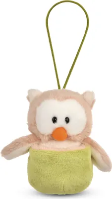 Produktbild von Wendekuscheltier Eule Owluna grün mit Loop NICI GREEN