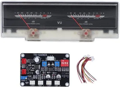Productafbeelding van Elektronische terreinzoeker met achtergrondverlichting - Draagbare terreinzoeker - VU-meter - Geluidsmeter - Set - Maximale stroomsterkte: 500 μA