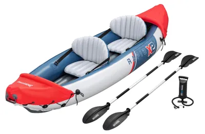 Obrázok produktu pre Bestway 65077 / 25, Nafukovací kajak, 1 osôb, 220 kg, ISO6185, Viacfarebný, Akrylonitrilbutadienstyren (ABS), Hliník, Polypropylén (PP), Polyvinylchlorid (PVC)