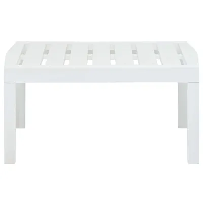 Immagine prodotto di vidaXL Tavolo da giardino bianco 78x55x38 cm plastica