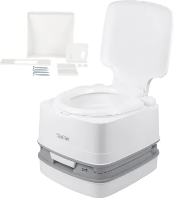 Produktbild von Thetford Campingtoilette für T4 T5 T6 T6.1, 33 cm, mit Balgpumpe und Befestigung