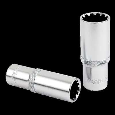Image de Douille Spline 18 mm, Douille Vielzahn CrV 1/2 Pouce, Douille Longue