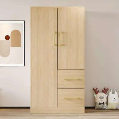 Immagine prodotto di Armadio - Guardaroba - Appendiabiti - Mobile contenitore - Armadio - Design con due ante