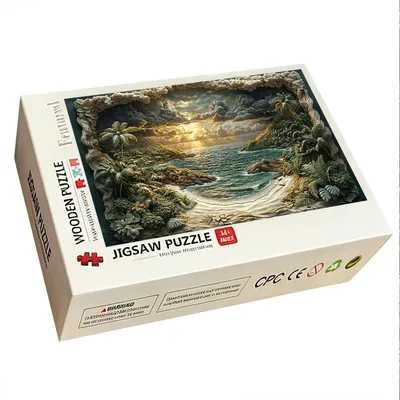Image de Puzzle en bois, 3000 pièces, paysage, pour adultes