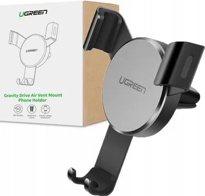 Immagine prodotto di Ugreen Lp130 40907 Supporto per telefono a gravità per griglia di ventilazione dell'auto - Argento