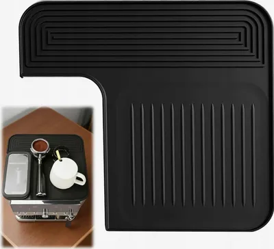 Produktbild von Schutzmatte Silikon Schwarz rutschfest hitzebeständig für Kaffeeautomaten
