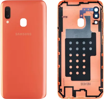 Produktbild von Samsung, Ersatzteil Akkudeckel (Rückseite) für Samsung Galaxy A20e, Orange