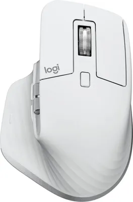Immagine prodotto di Logitech MX Master 3S - destro - Laser - RF Wireless + Bluetooth - 8000 DPI - Argento - Bianco