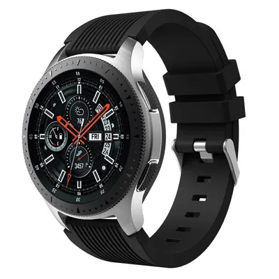 Produktbild von Silikon Armband für Samsung Galaxy Watch 46mm Gear S3 Frontier Classic 22mm