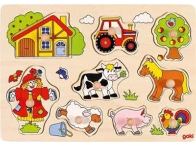 Produktbild von Steckpuzzle Bauernhof VI