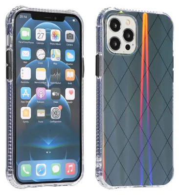 Immagine prodotto di Per Apple iPhone 12 Pro Max Custodia protettiva antiurto in TPU modello Cover Grigio