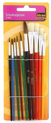 Produktbild von Idena Schulmalpinsel-Set 10tlg.